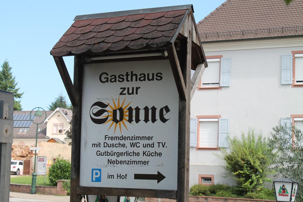 Gasthaus Zur Sonne Freiburg im Breisgau Eksteriør bilde
